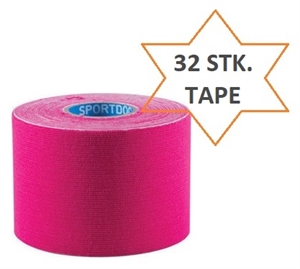 32 stk. Kinesio tape - SportDoc Kinesiology tape - Kinesiotape i pink